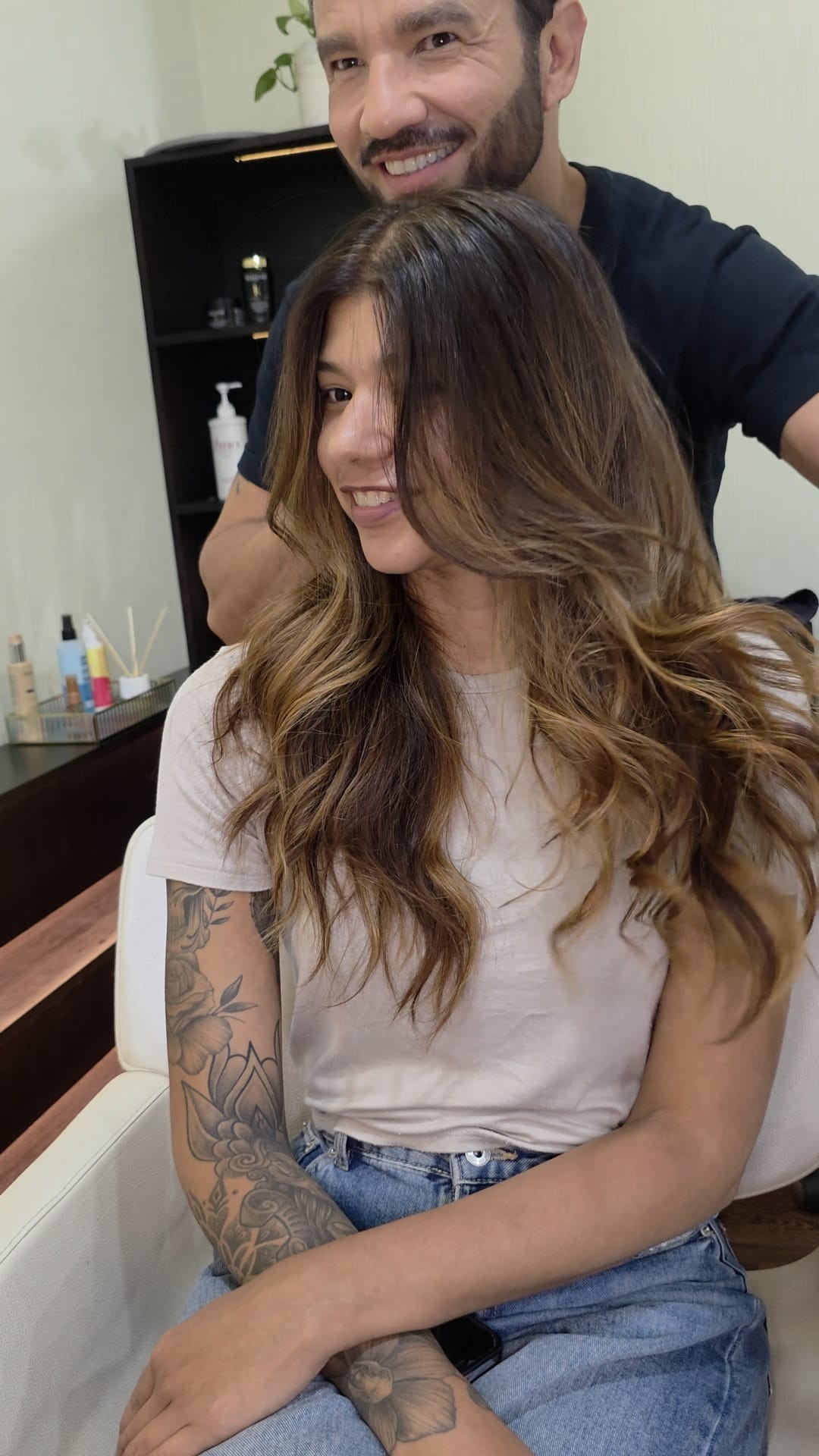 Trabalho realizado no Max Freire Hair Studio